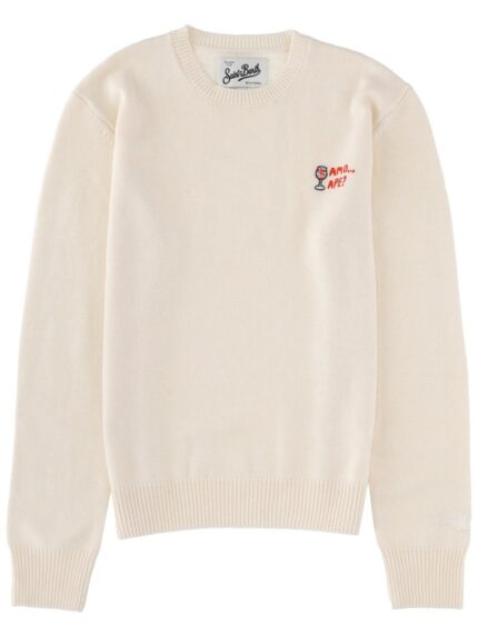 MC2 SAINT BARTH "NEW QUEEN" JERSEY WITH EMBROIDERY