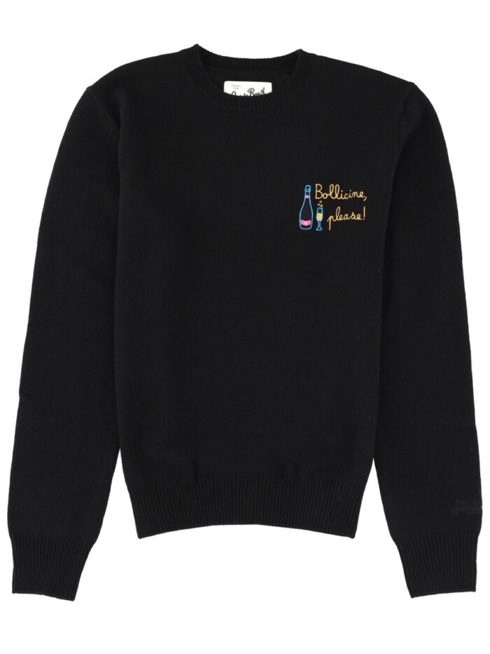 MC2 SAINT BARTH "NEW QUEEN" JERSEY WITH EMBROIDERY