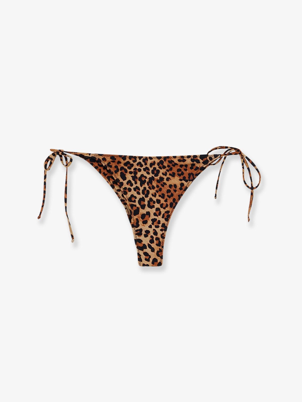 MC2 SAINT BARTH Nylon Bikini Bottoms With Animal Print