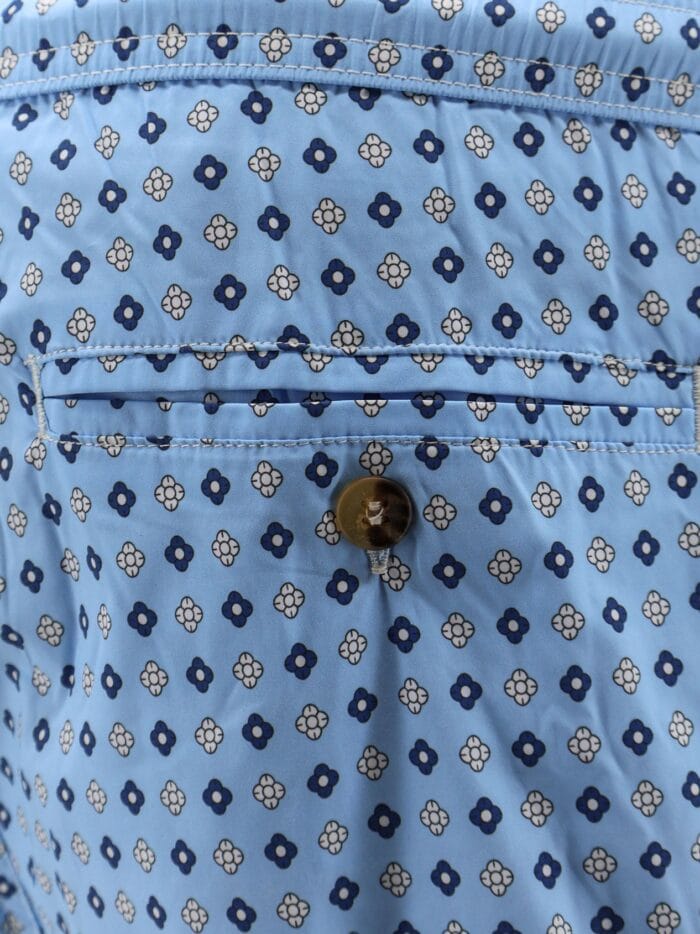 MC2 SAINT BARTH Nylon Swim Shorts With All-over Micro-pattern