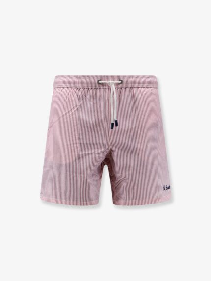 MC2 SAINT BARTH Patmos Swim Trunks With Striped Motif