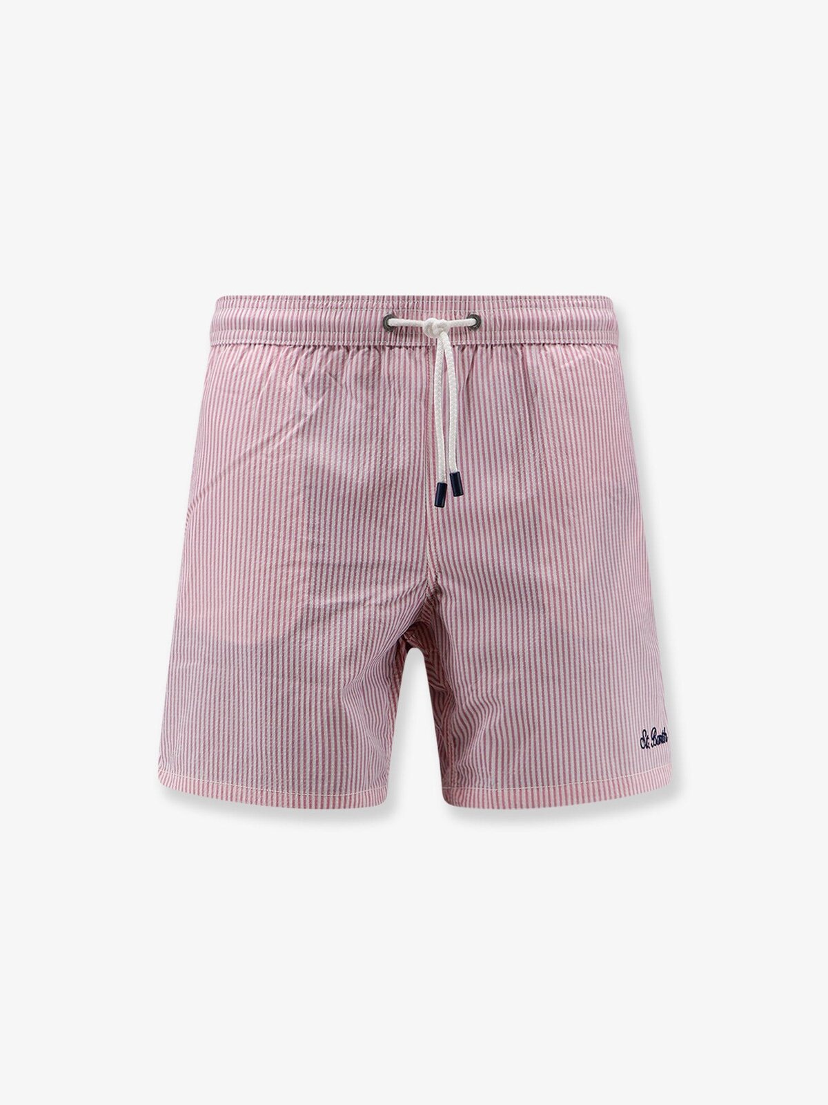 MC2 SAINT BARTH Patmos Swim Trunks With Striped Motif