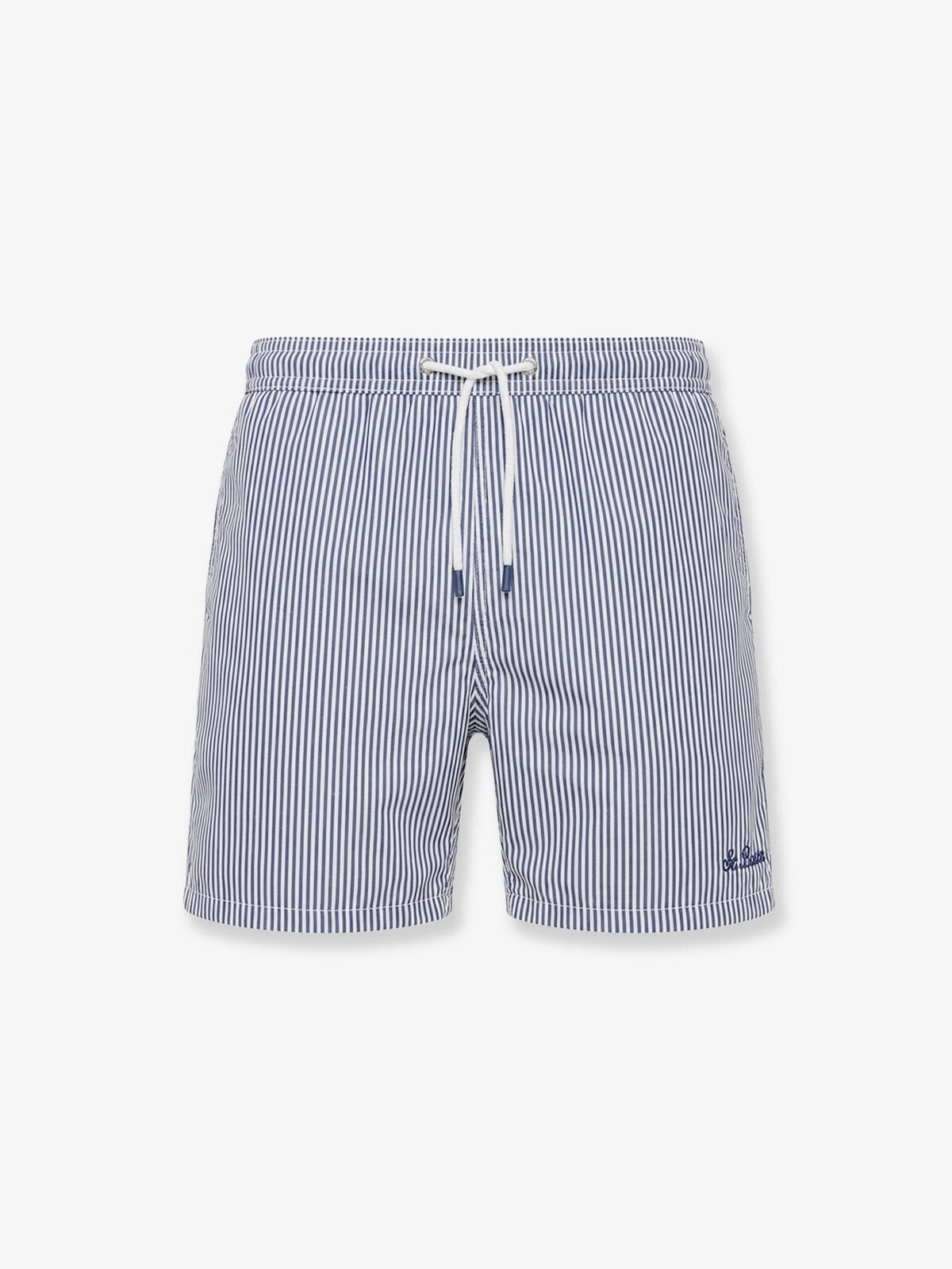 MC2 SAINT BARTH Patmos Swim Trunks With Striped Motif