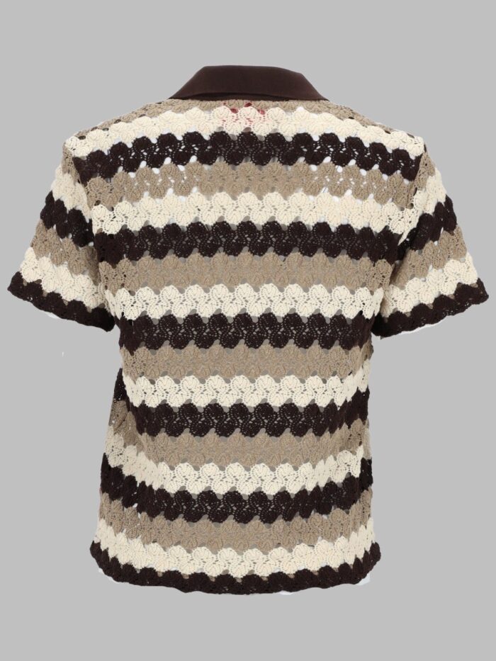 MC2 SAINT BARTH POLO IN COTONE CROCHET