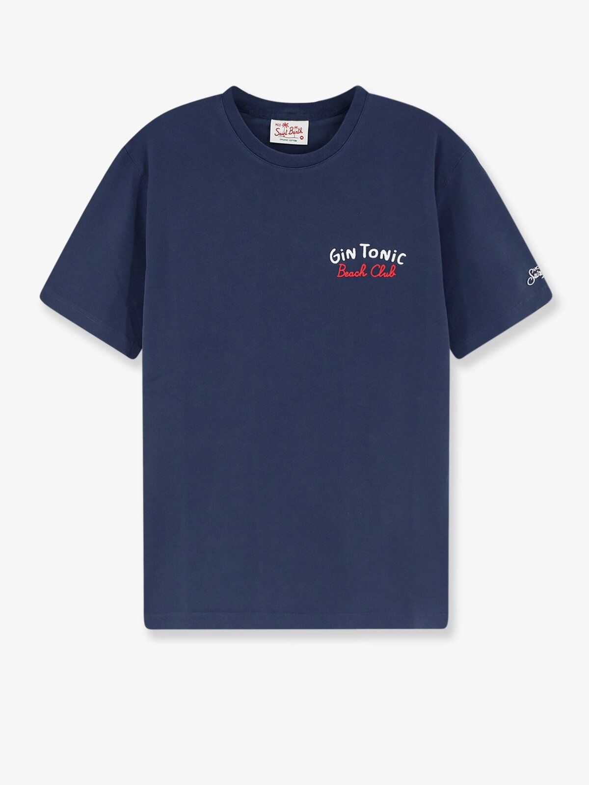 MC2 SAINT BARTH Portland Cotton T-shirt With Front Embroidery