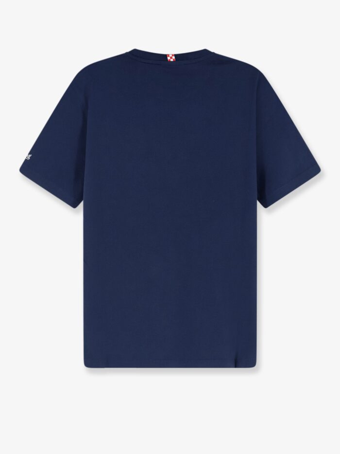 MC2 SAINT BARTH Portofino Cotton T-shirt With Embroidered Logo On The Front