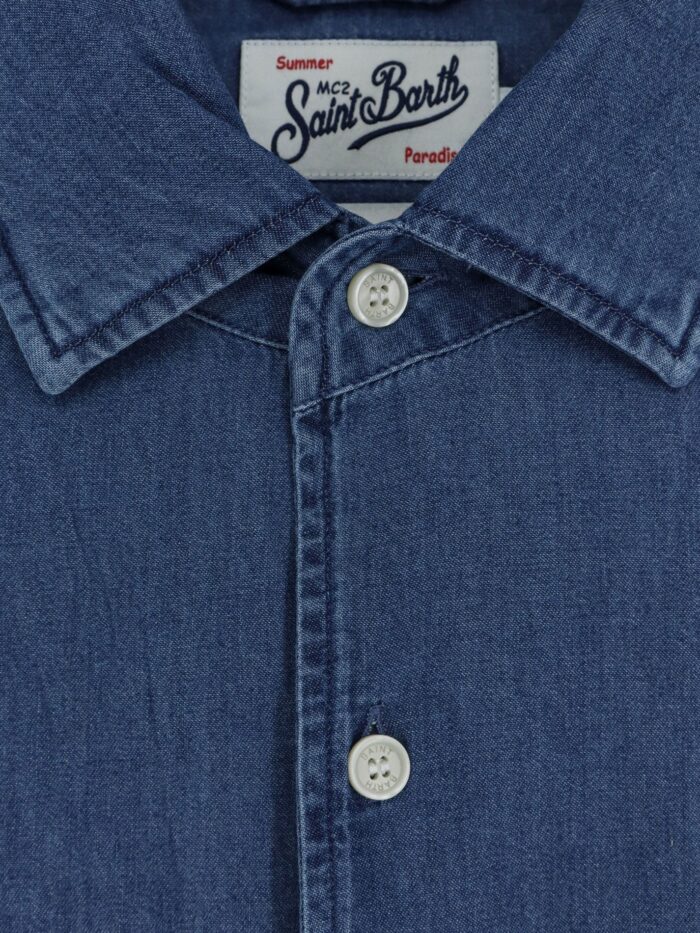 MC2 SAINT BARTH Raphael Light Denim Shirt
