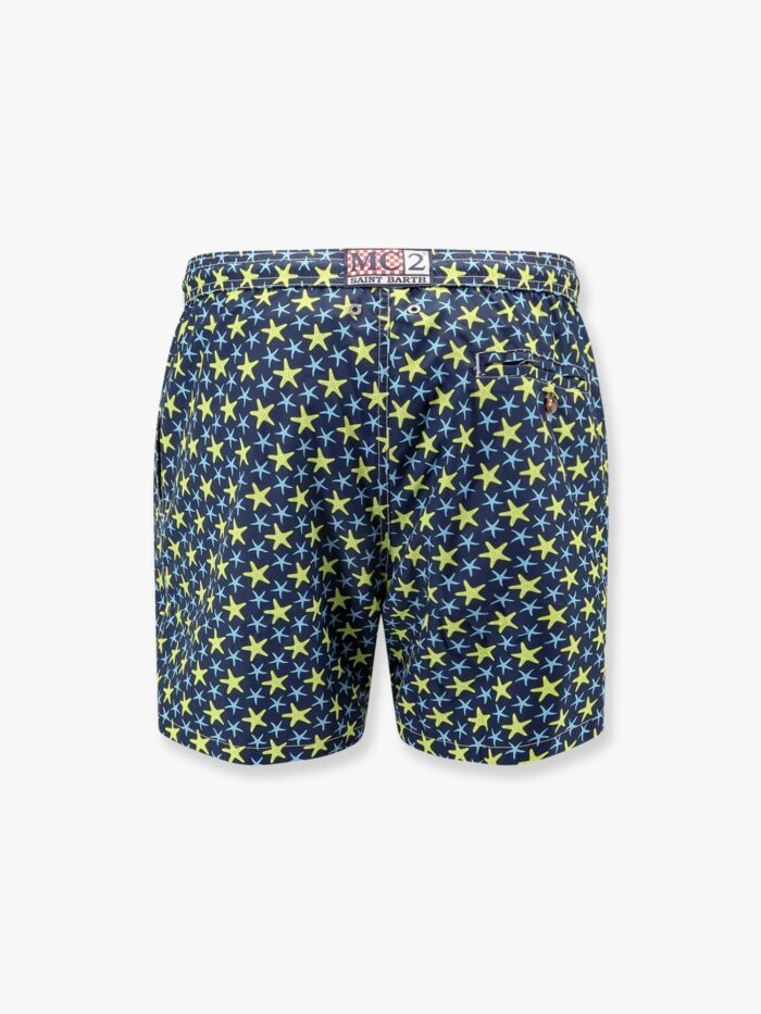MC2 SAINT BARTH Recycled Nylon Swim Trunks With Hitode 6194 Print