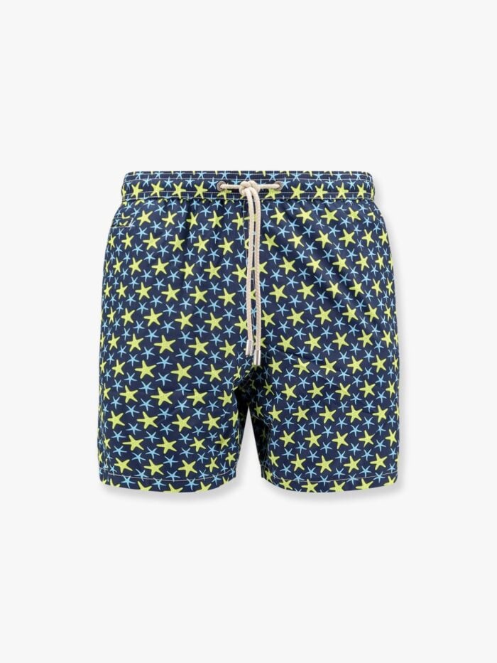 MC2 SAINT BARTH Recycled Nylon Swim Trunks With Hitode 6194 Print