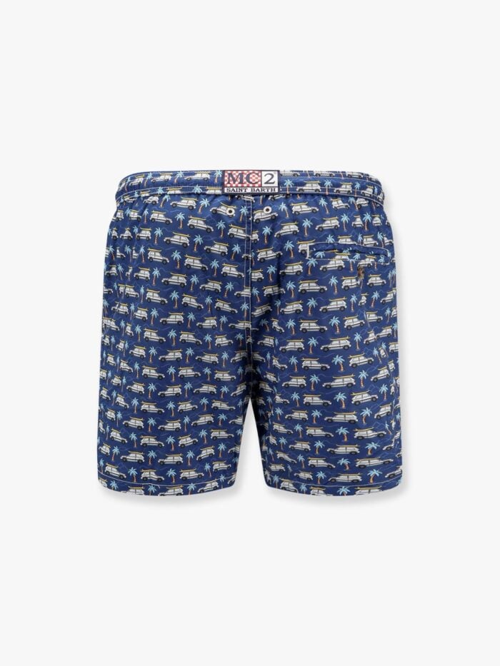 MC2 SAINT BARTH Recycled Nylon Swim Trunks With Panda Vojage 61