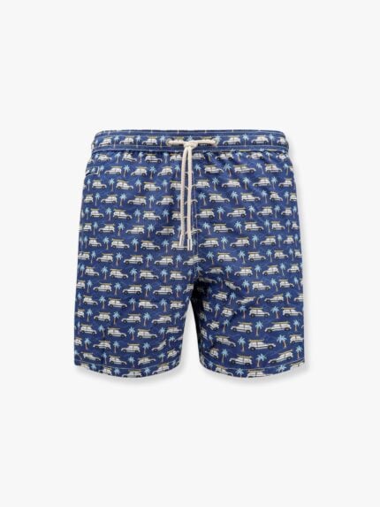 MC2 SAINT BARTH Recycled Nylon Swim Trunks With Panda Vojage 61