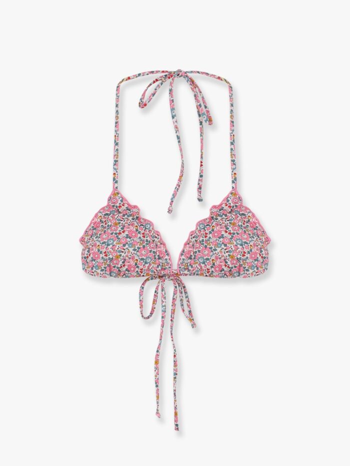 MC2 SAINT BARTH Sagittarius Bikini Top With Betsy Ann 21 Print