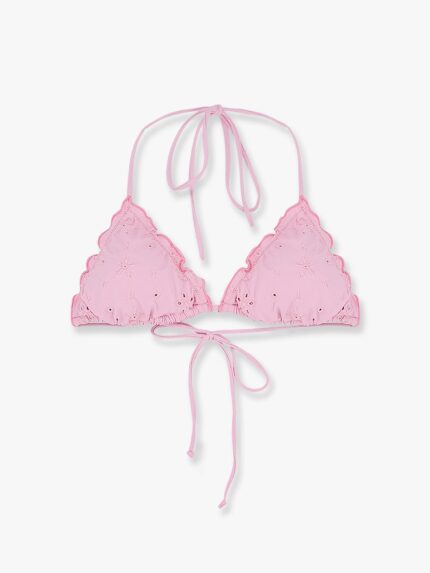 MC2 SAINT BARTH Sagittarius Bikini Top With Embroidery