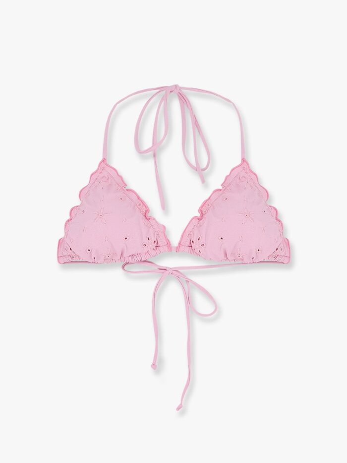 MC2 SAINT BARTH Sagittarius Bikini Top With Embroidery