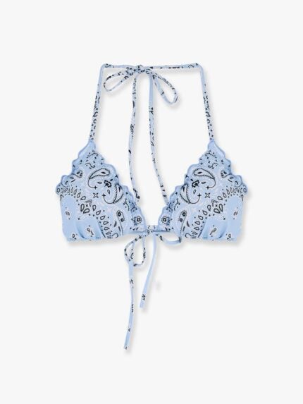 MC2 SAINT BARTH Sagittarius Bikini Top With Multicolor Print