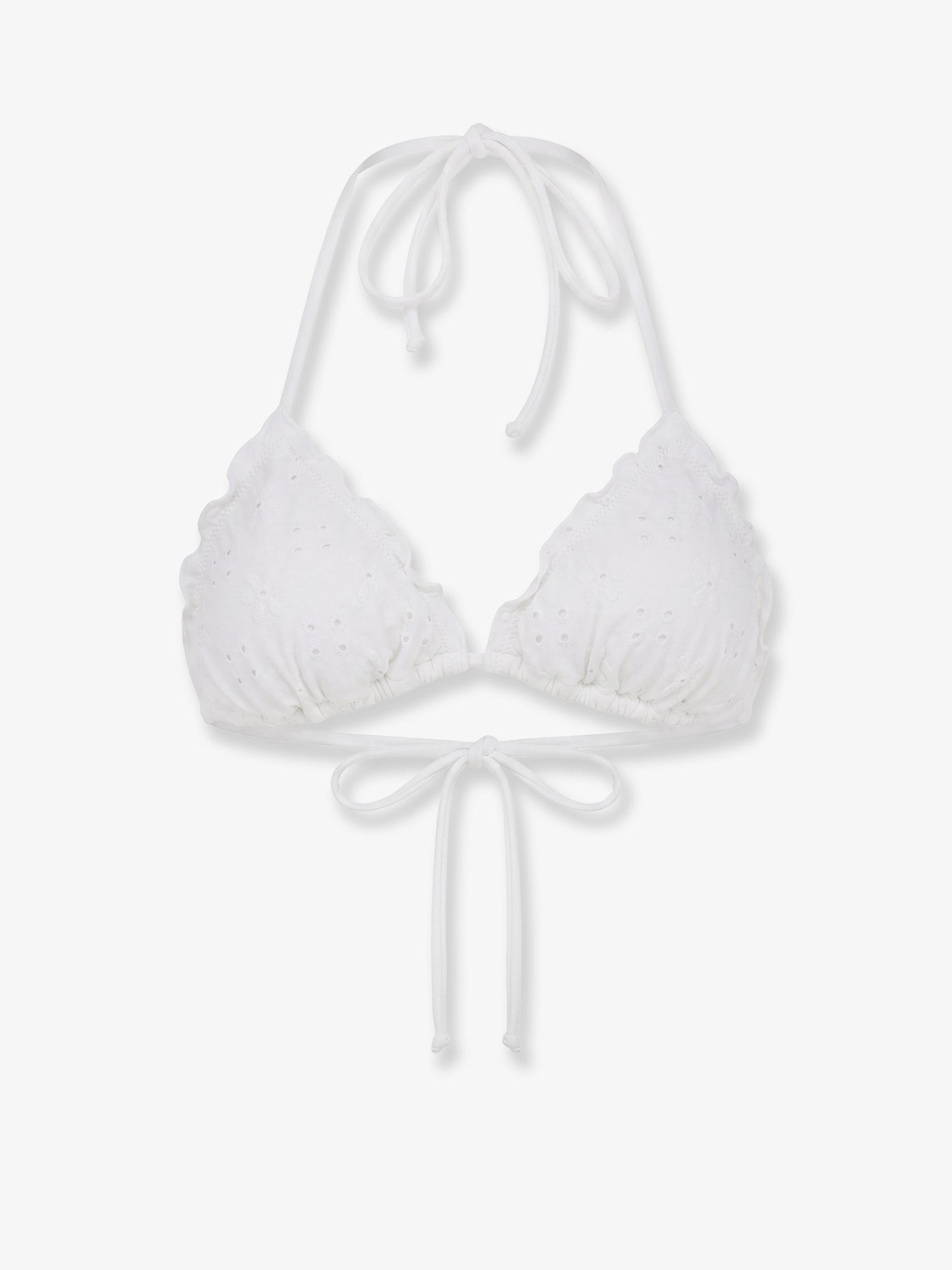 MC2 SAINT BARTH Sagittarius Embroidered Bikini Top