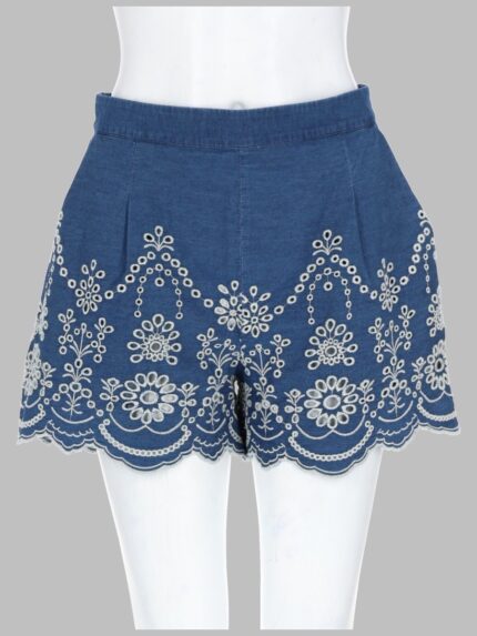 MC2 SAINT BARTH SHORTS "AMANI" IN CHAMBRAY
