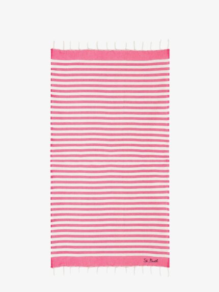 MC2 SAINT BARTH Striped Cotton Beach Towel