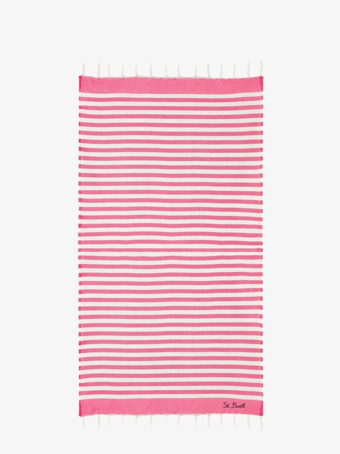 MC2 SAINT BARTH Striped Cotton Beach Towel