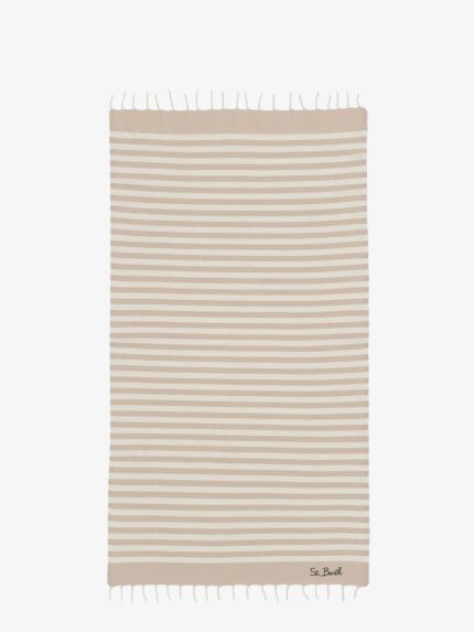 MC2 SAINT BARTH Striped Cotton Beach Towel