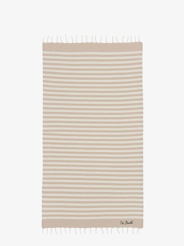 MC2 SAINT BARTH Striped Cotton Beach Towel