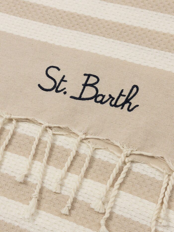 MC2 SAINT BARTH Striped Cotton Beach Towel