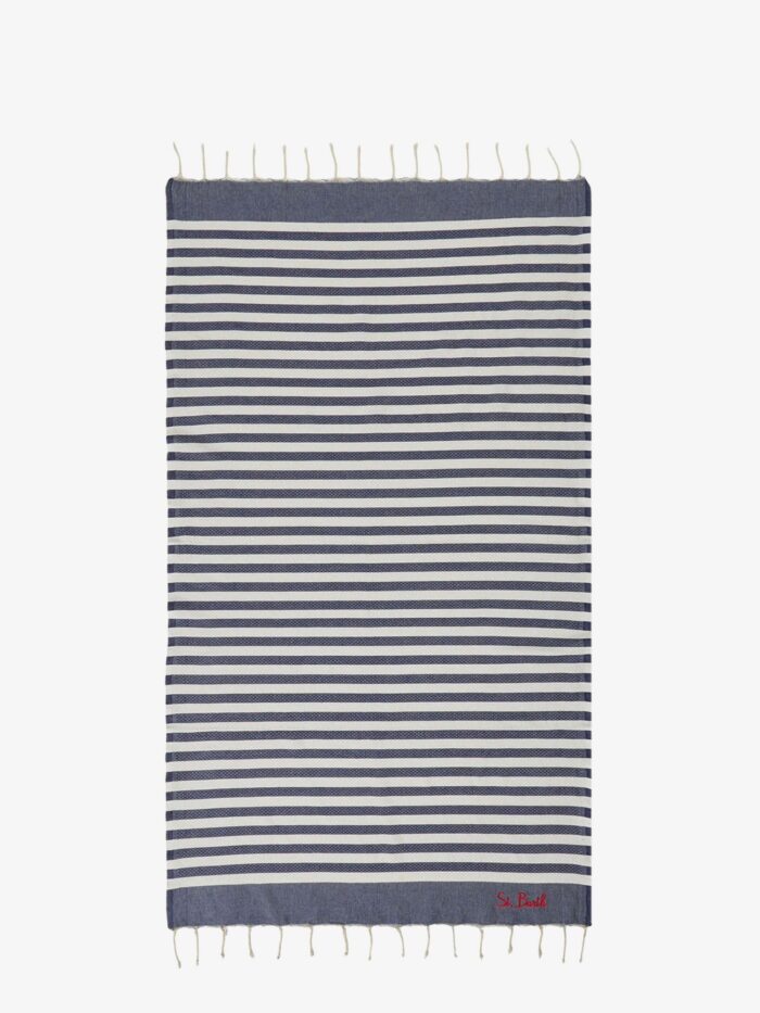 MC2 SAINT BARTH Striped Cotton Beach Towel