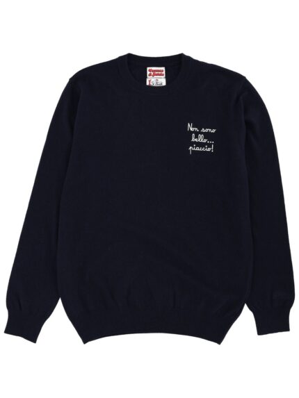 MC2 SAINT BARTH SWEATER WITH EMBROIDERY