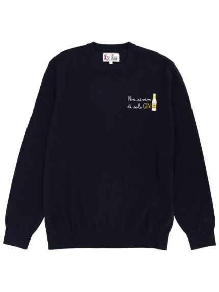 MC2 SAINT BARTH SWEATER WITH EMBROIDERY