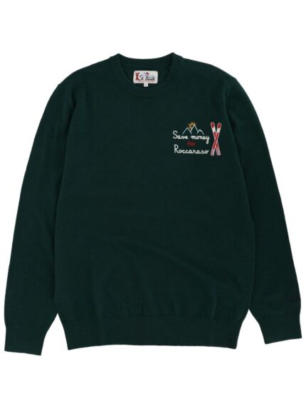 MC2 SAINT BARTH SWEATER WITH EMBROIDERY