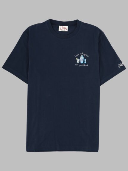 MC2 SAINT BARTH T-SHIRT CON RICAMO