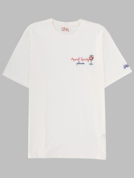 MC2 SAINT BARTH T-SHIRT CON RICAMO