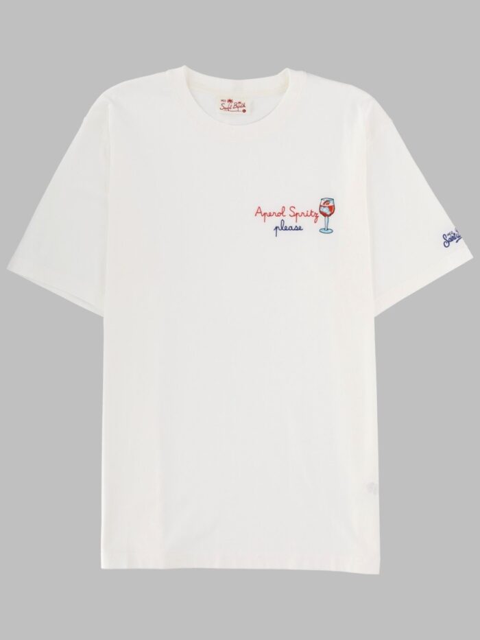 MC2 SAINT BARTH T-SHIRT CON RICAMO