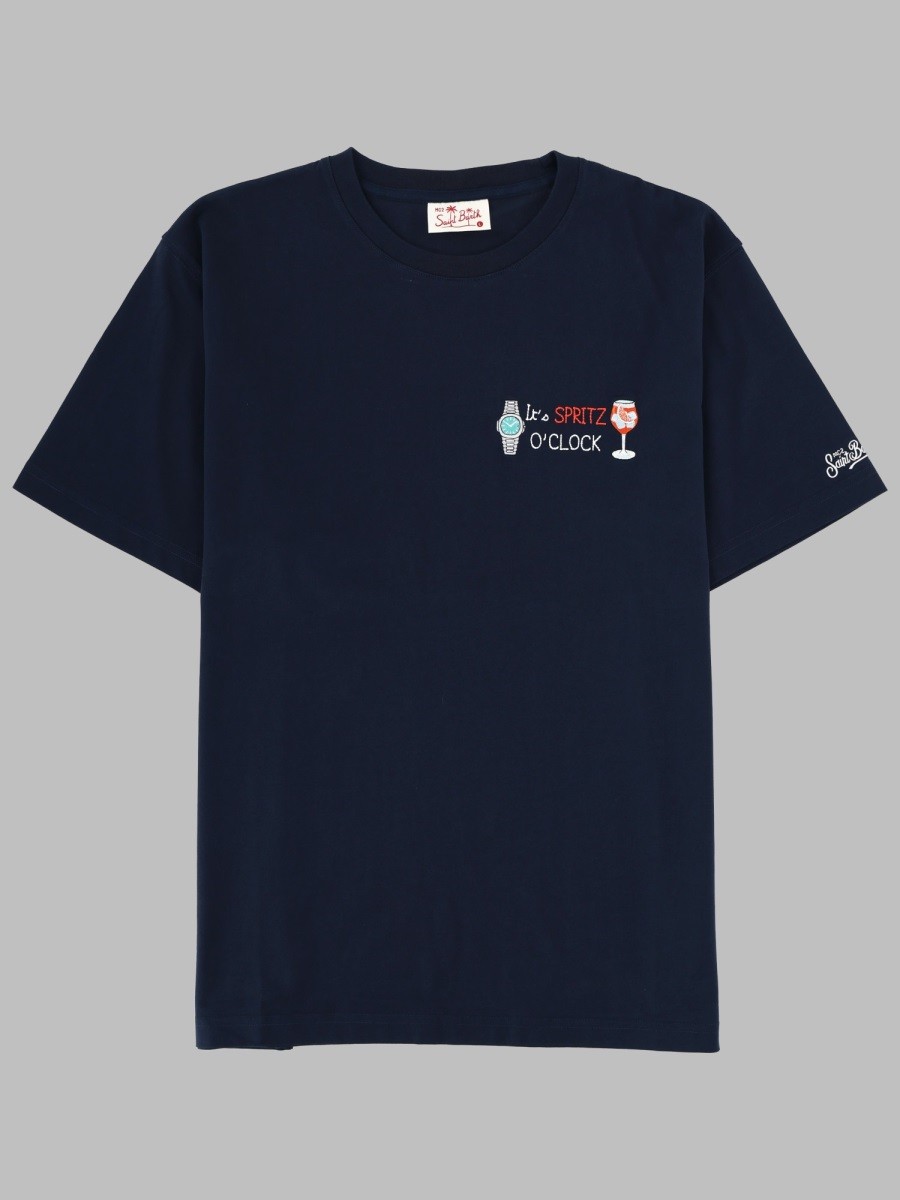 MC2 SAINT BARTH T-SHIRT CON RICAMO