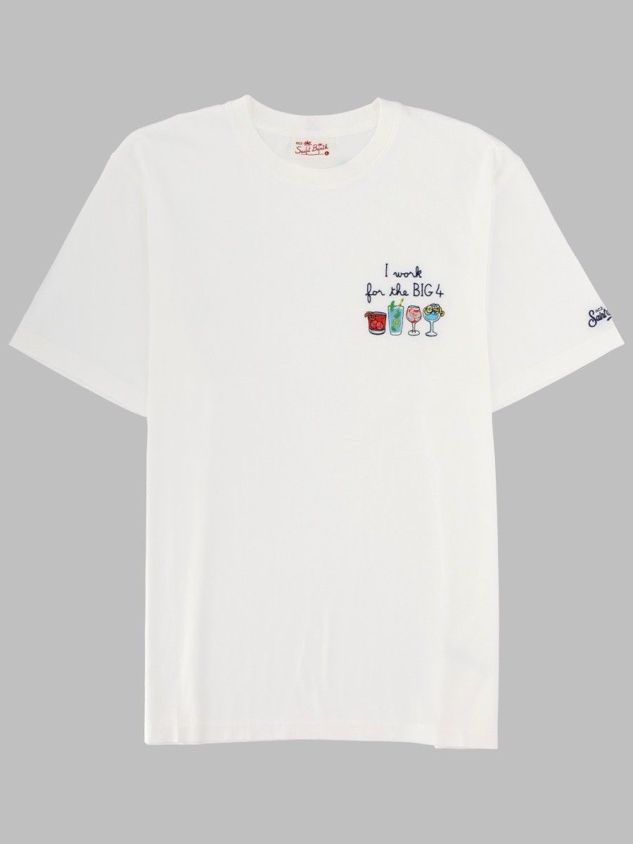 MC2 SAINT BARTH T-SHIRT CON RICAMO