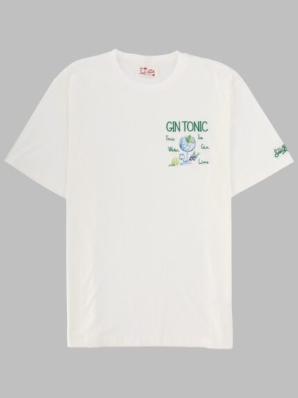 MC2 SAINT BARTH T-SHIRT CON RICAMO