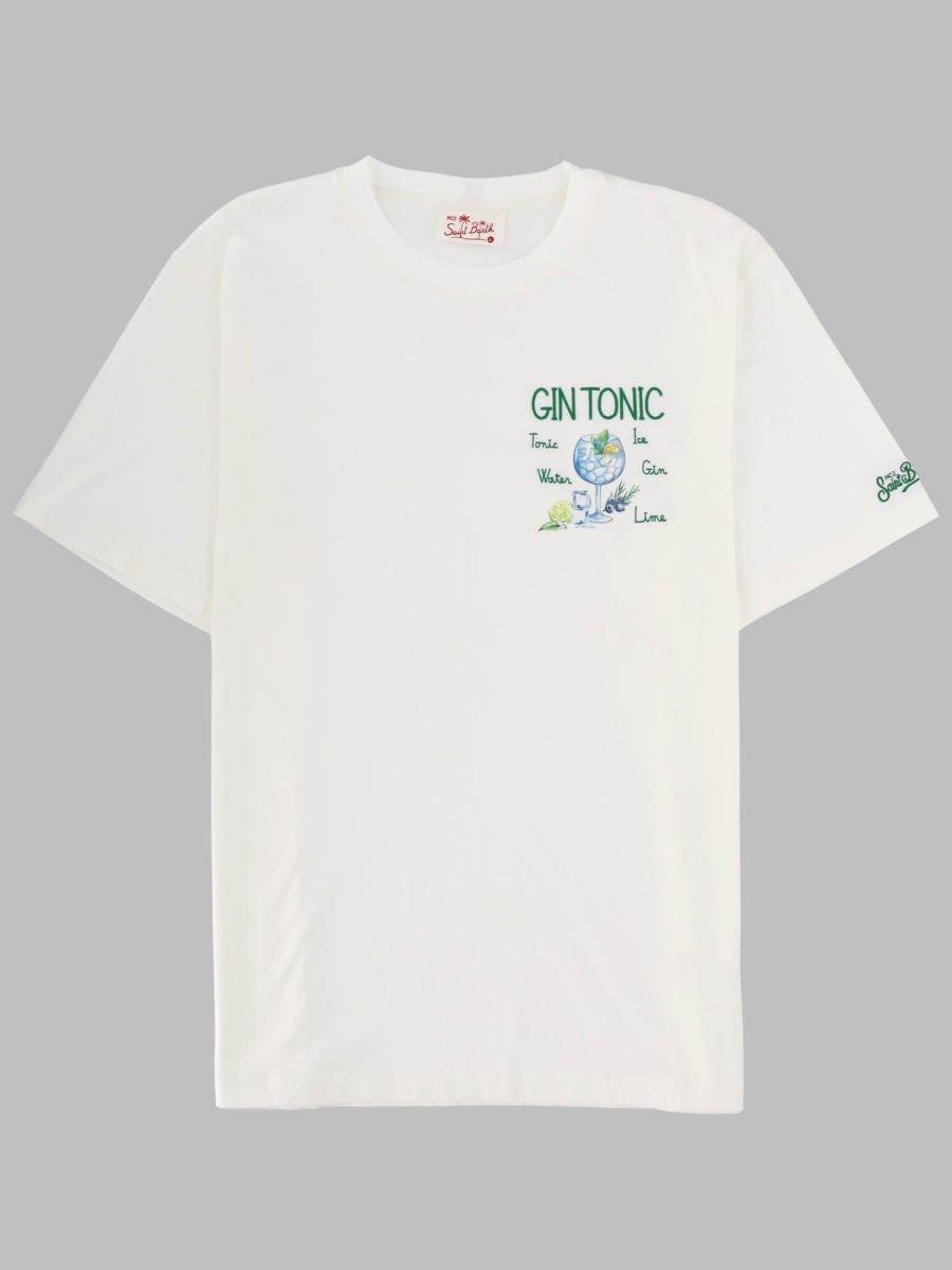 MC2 SAINT BARTH T-SHIRT CON RICAMO