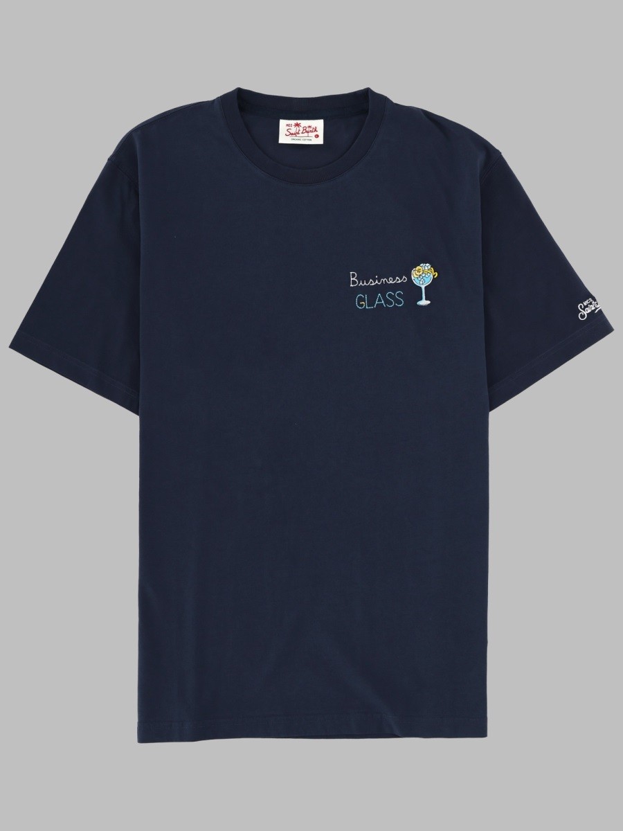 MC2 SAINT BARTH T-SHIRT CON RICAMO