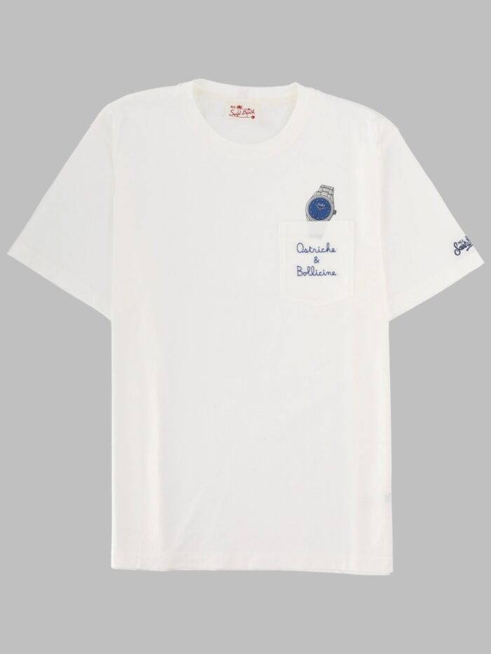 MC2 SAINT BARTH T-SHIRT CON RICAMO