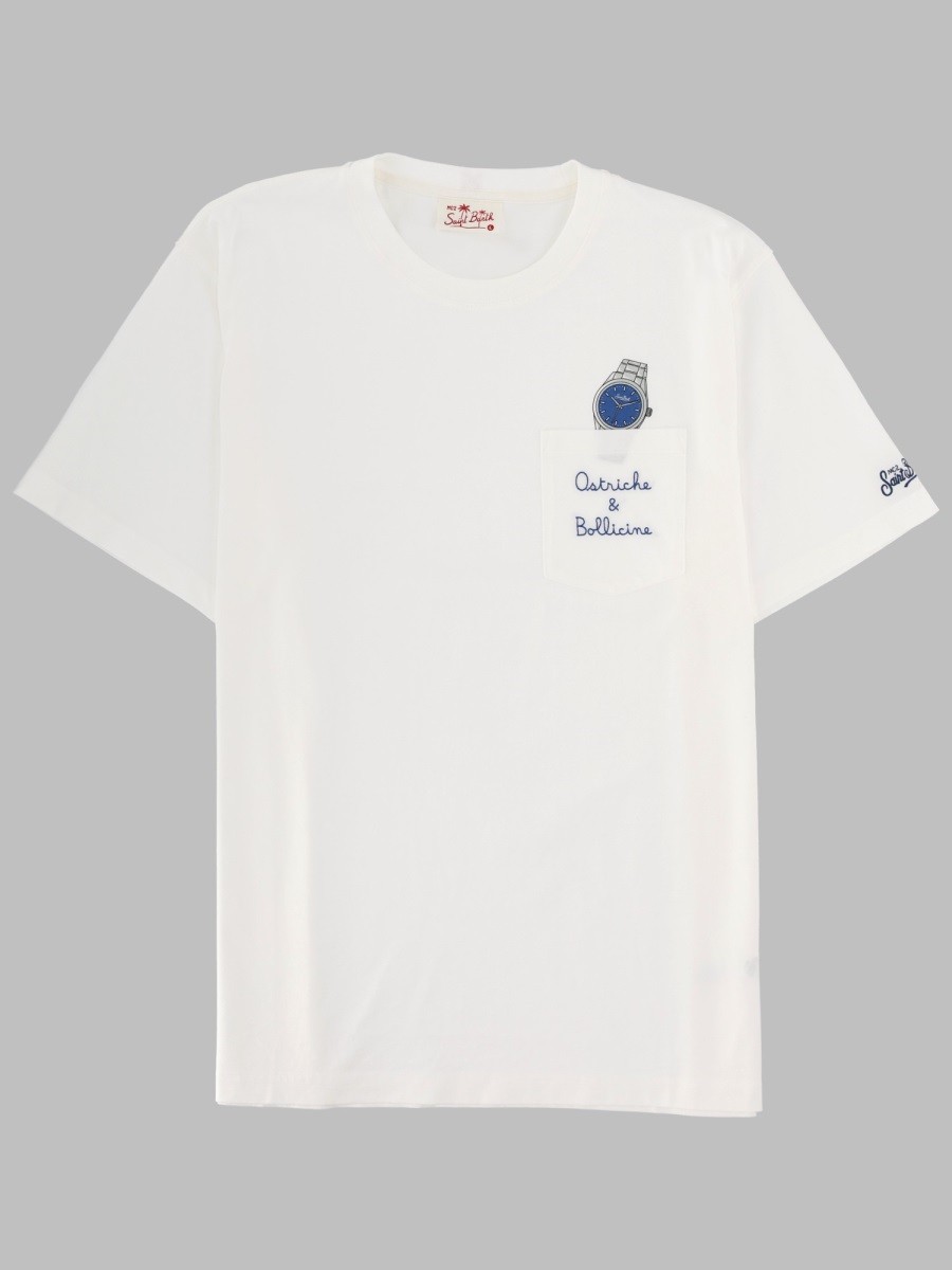 MC2 SAINT BARTH T-SHIRT CON RICAMO