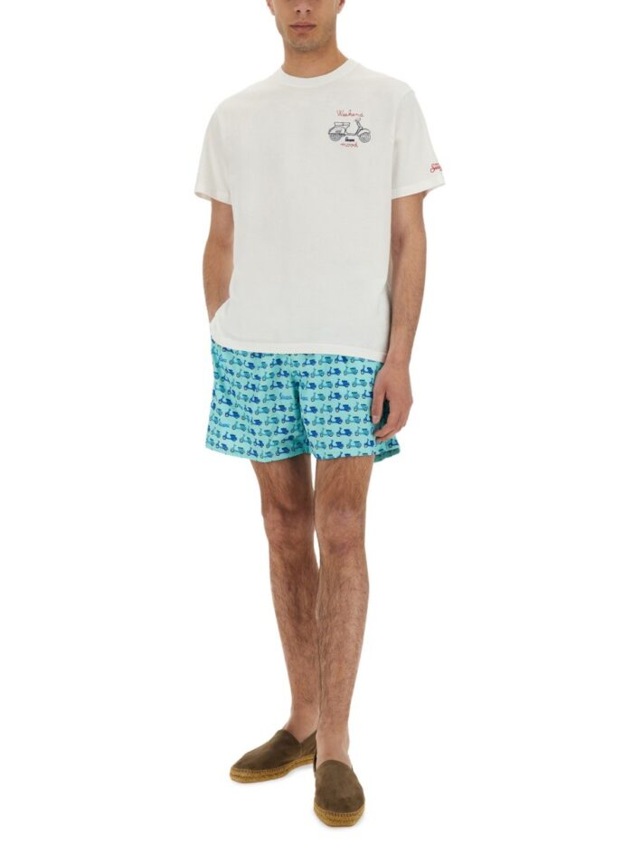 MC2 SAINT BARTH T-SHIRT WITH PRINT