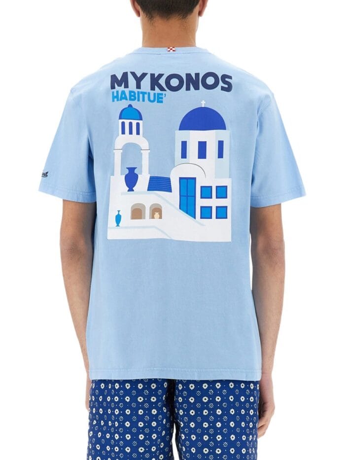 MC2 SAINT BARTH T-SHIRT WITH PRINT