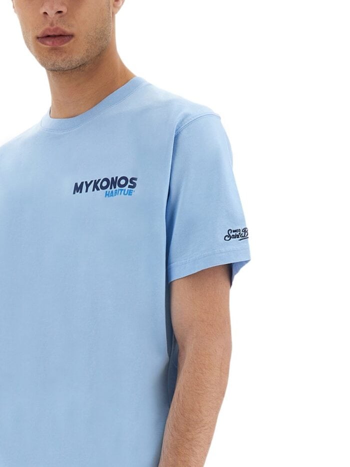 MC2 SAINT BARTH T-SHIRT WITH PRINT