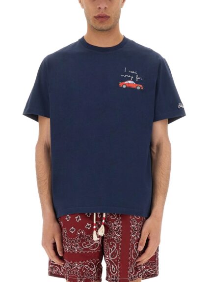 MC2 SAINT BARTH T-SHIRT WITH PRINT