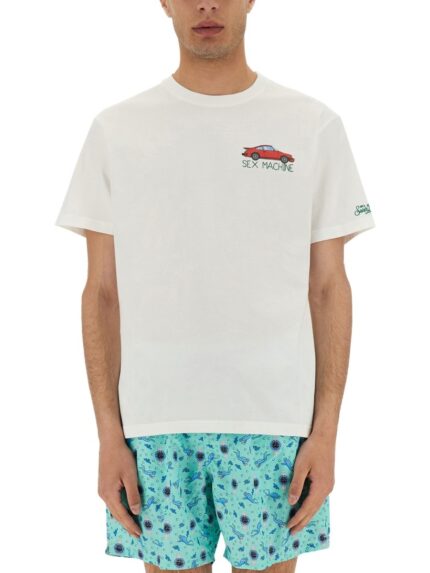 MC2 SAINT BARTH T-SHIRT WITH PRINT