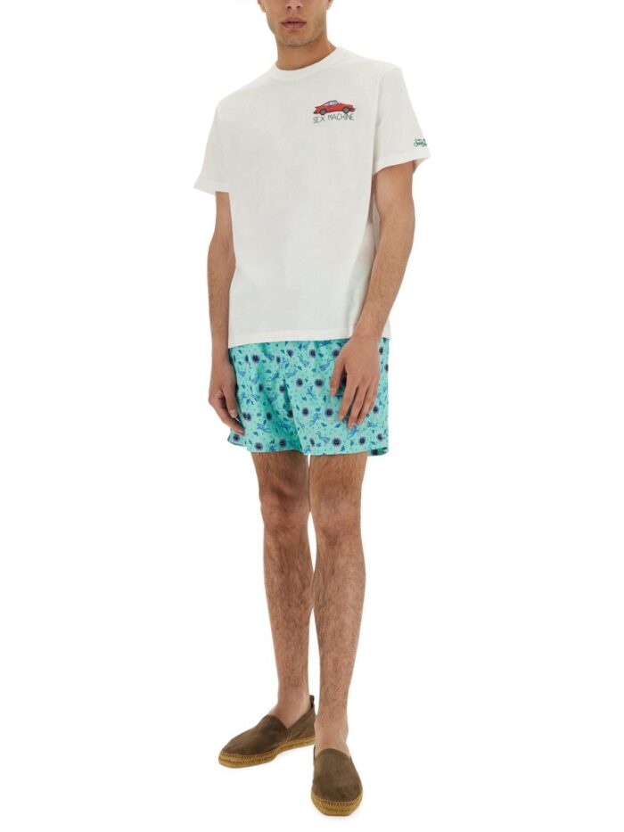 MC2 SAINT BARTH T-SHIRT WITH PRINT