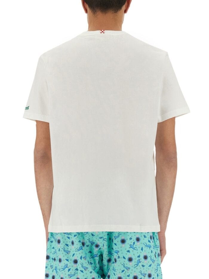 MC2 SAINT BARTH T-SHIRT WITH PRINT