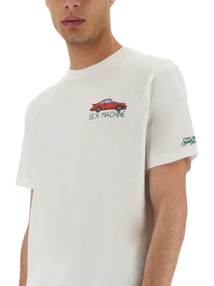 MC2 SAINT BARTH T-SHIRT WITH PRINT
