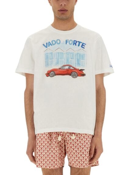 MC2 SAINT BARTH T-SHIRT WITH PRINT