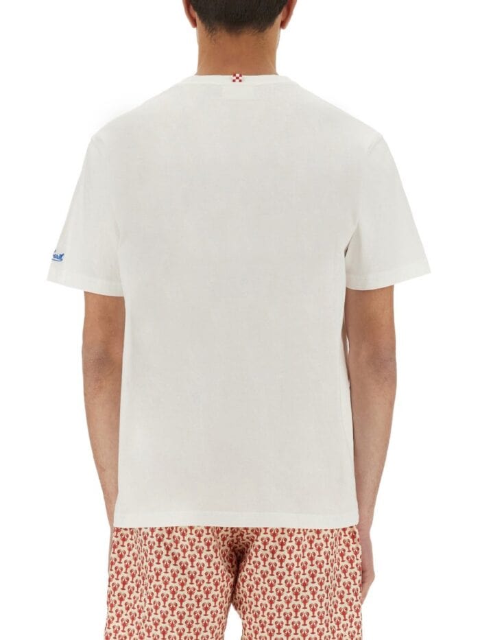 MC2 SAINT BARTH T-SHIRT WITH PRINT